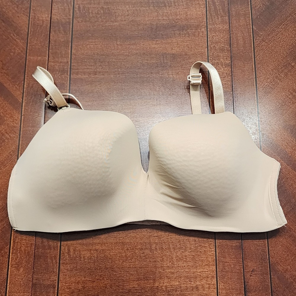 Women's Plus Nursing Wirefree Lightly Lined Bra - Auden, Beige, 40DD